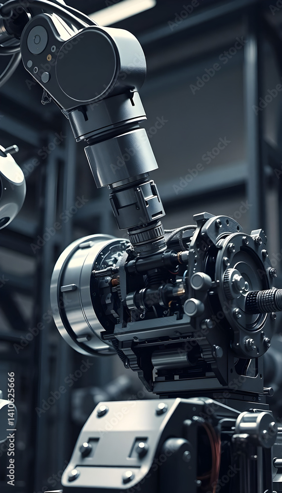 Fototapeta premium close up of a camera on a tripod