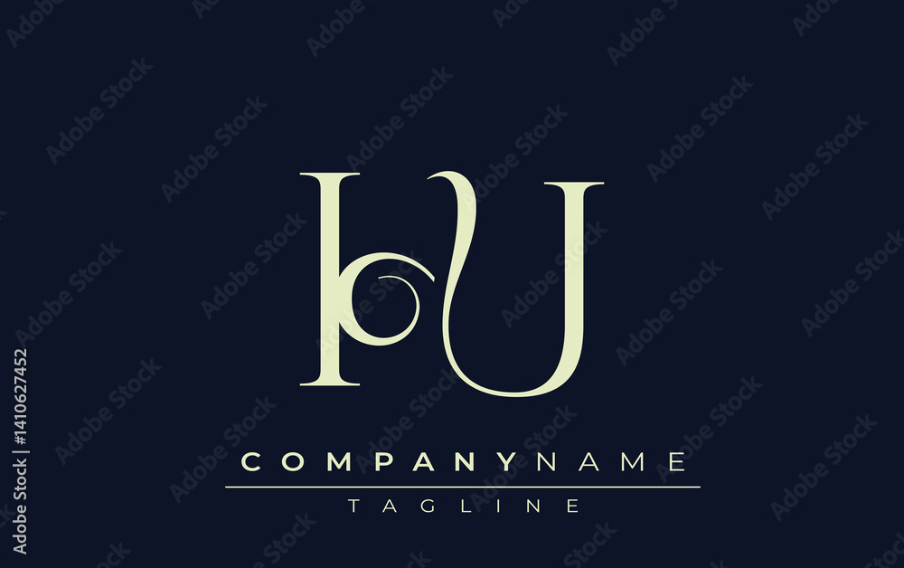 HU abstract Logo. Elegantly Designed Minimalist Monogram Logo with Stylish Lettering. Sophisticated and sleek minimalist monogram showcasing unique lettering design. HU abstract Logo. Elegantly Designed Minimalist Monogram Logo with Stylish Lettering. Sophisticated and sleek minimalist monogram showcasing unique lettering design.
