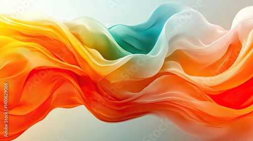 Creative Indian flag stylish wave background