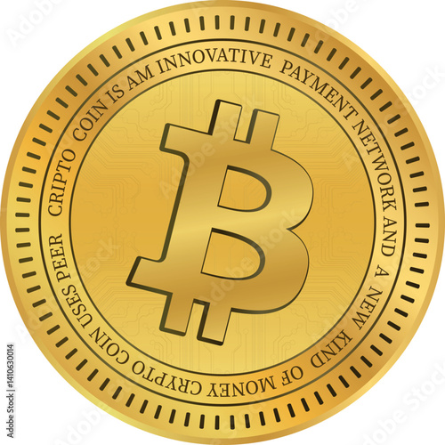 bitcoin-btc cryptocurrency illustrations on abstract background. 3d illustrations.
