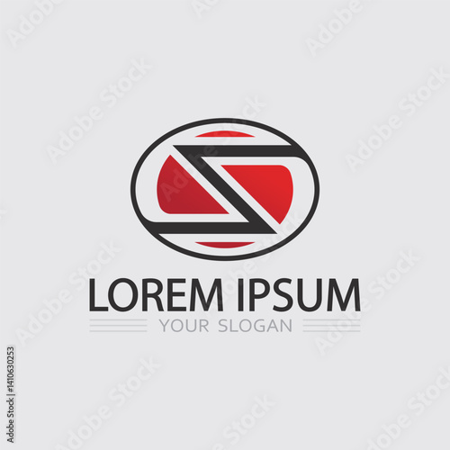 Free Download S logo design and S icon stock image graphic icon identity - GFXLoad