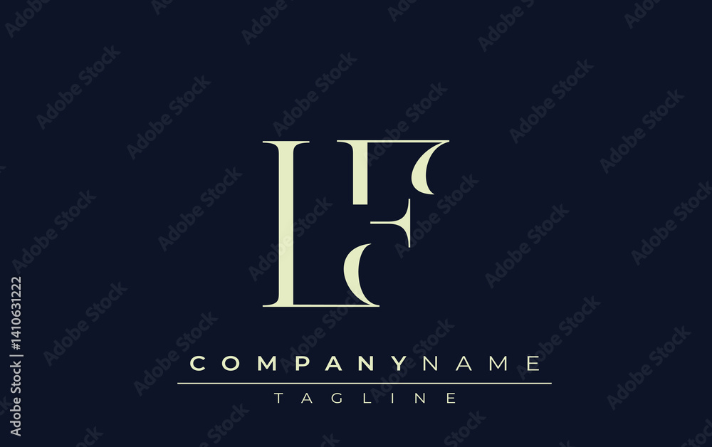 LF abstract Logo. Elegantly Designed Minimalist Monogram Logo with Stylish Lettering. Sophisticated and sleek minimalist monogram showcasing unique lettering design. LF abstract Logo. Elegantly Designed Minimalist Monogram Logo with Stylish Lettering. Sophisticated and sleek minimalist monogram showcasing unique lettering design.