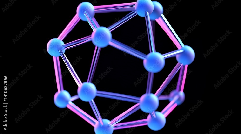 Abstract Molecular Structure Abstract Molecular Structure