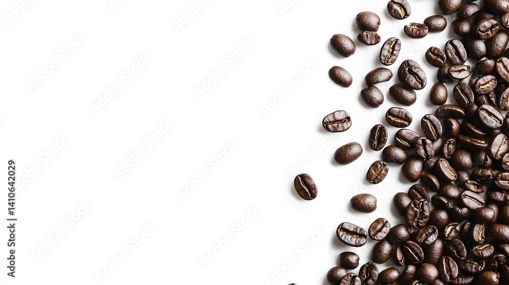 A close-up of coffee beans A close-up of coffee beans