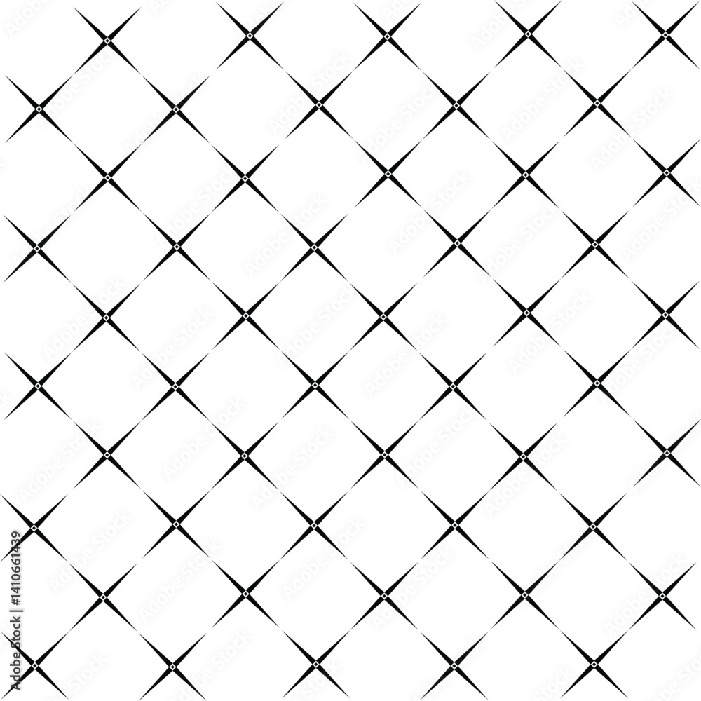 Seamless Pattern of Black Crossed Diamond Shapes, Ideal for Textile Designs, Backgrounds, and Graphic Projects. Seamless Pattern of Black Crossed Diamond Shapes, Ideal for Textile Designs, Backgrounds, and Graphic Projects.