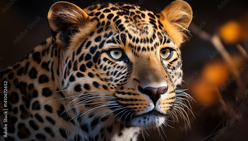 Fototapeta premium Leopard portrait
