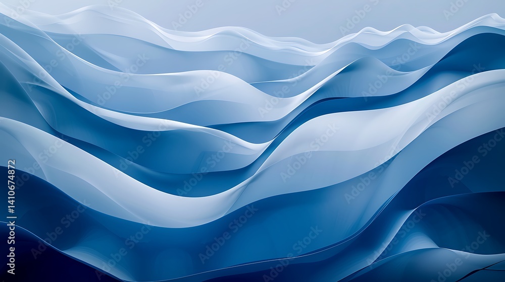Obraz premium Elegant Abstract Fluid Designs in Soft Hues and Bold Gradients: A Modern Visual Collection