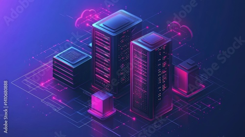 Wallpaper Mural The illustration of a data flow diagram engagingly emphasizes the roles of databases, streams, and APIs in a comprehensive data management system Torontodigital.ca