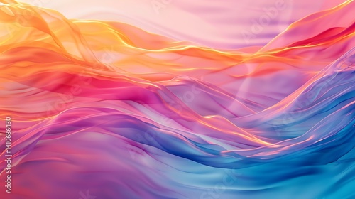 Wallpaper Mural Elegant Abstract Fluid Designs in Soft Hues and Bold Gradients: A Modern Visual Collection Torontodigital.ca