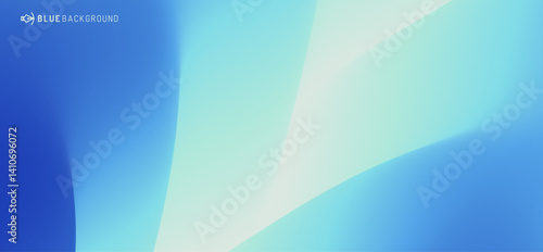Smooth bands of ribbons diverge in different directions from one place, they create a gradient transition of colours. Abstract background with dynamic effect. Cover design template. Vector for design.