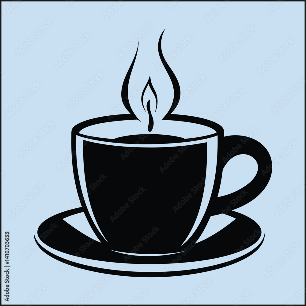 Obraz premium Candle Outline, Tranquil Light