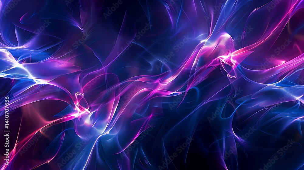 Fototapeta premium Elegant Abstract Fluid Designs in Soft Hues and Bold Gradients: A Modern Visual Collection