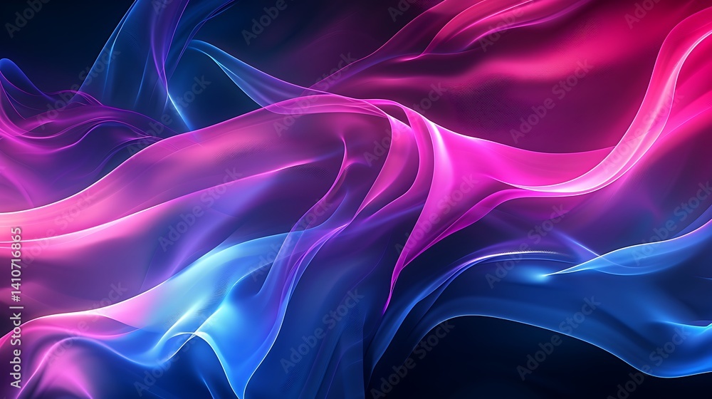 Obraz premium Elegant Abstract Fluid Designs in Soft Hues and Bold Gradients: A Modern Visual Collection