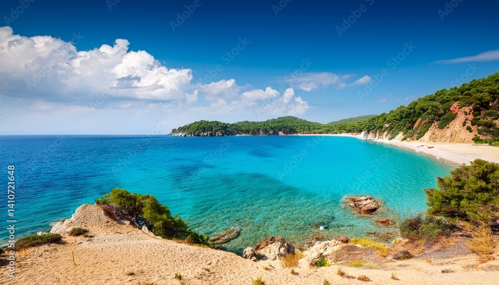 Fototapeta premium Lalaria beach in Skiathos