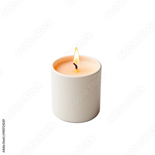 Pet products Candle, white isolate background pet care