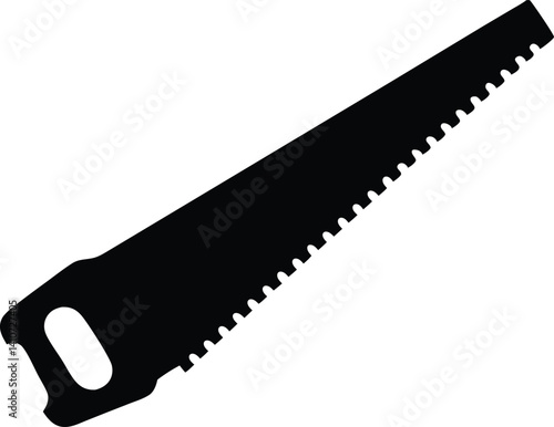handsaw silhouette vector icon