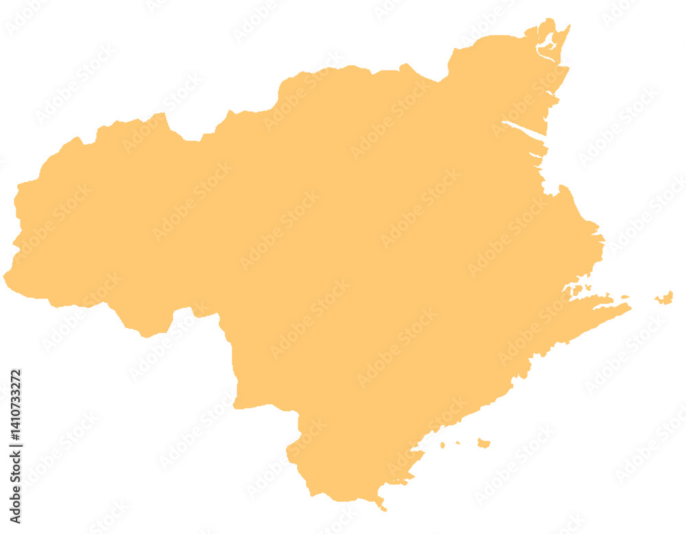 徳島県 地図 オレンジ イラスト 徳島県 地図 オレンジ イラスト