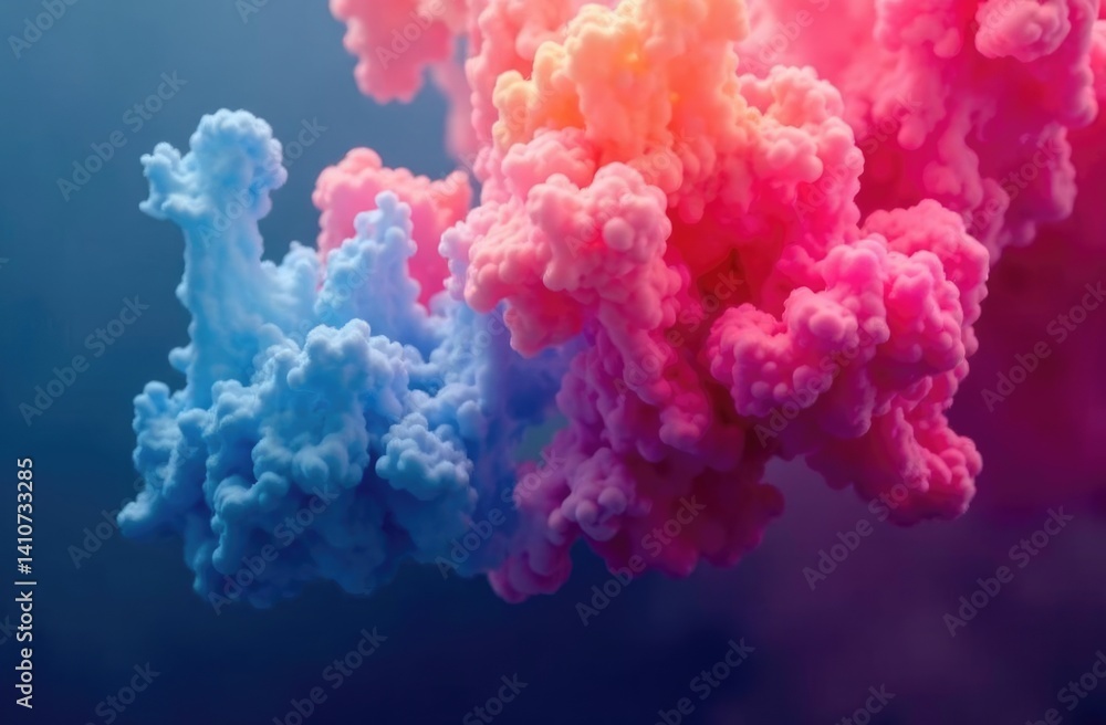 Fototapeta premium colorful smoke background, Abstract smoke background, colorful smoke water