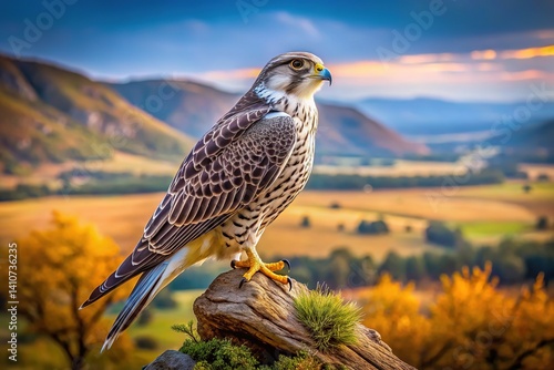 Saker Falcon - Falco cherrug - Eastern European Hawk