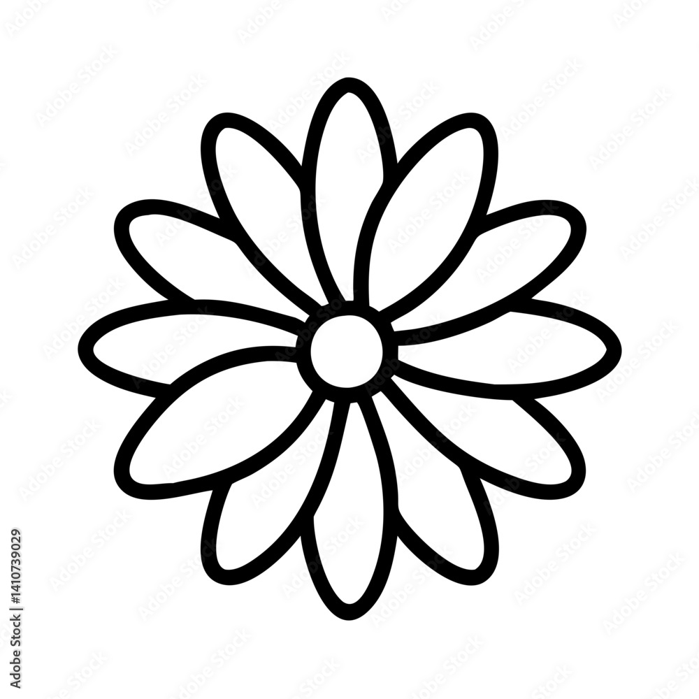 coreopsis flower line drawn vector art - illustration coreopsis flower isolated transparent background coreopsis flower line drawn vector art - illustration coreopsis flower isolated transparent background