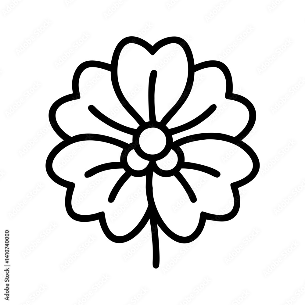 geranium flower line drawn vector art - illustration geranium flower isolated transparent background geranium flower line drawn vector art - illustration geranium flower isolated transparent background