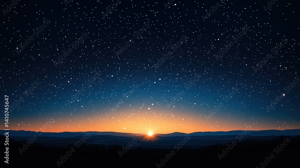 Fototapeta premium night sky with stars