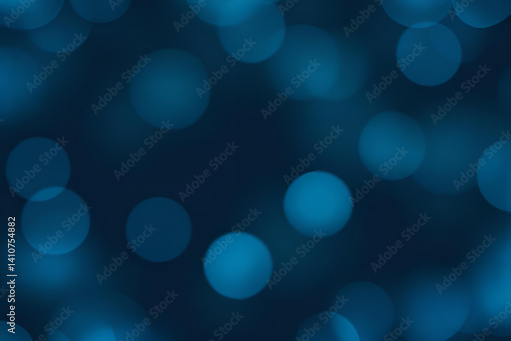 Abstract Dark Blue Blurred Bokeh Background Abstract Dark Blue Blurred Bokeh Background