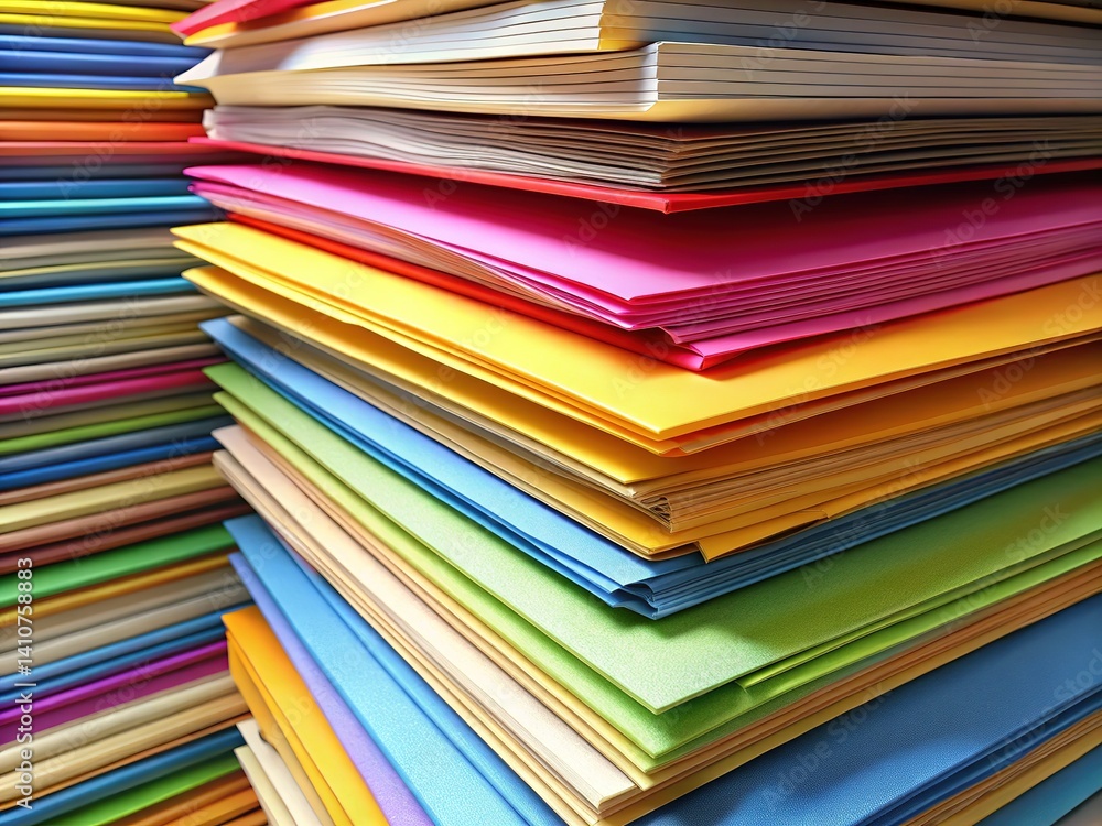 Stack of Papers, Documents, Office Supplies, Business, Finance