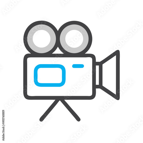 Video Camera Icon Representing Party Recording and Event Documentation