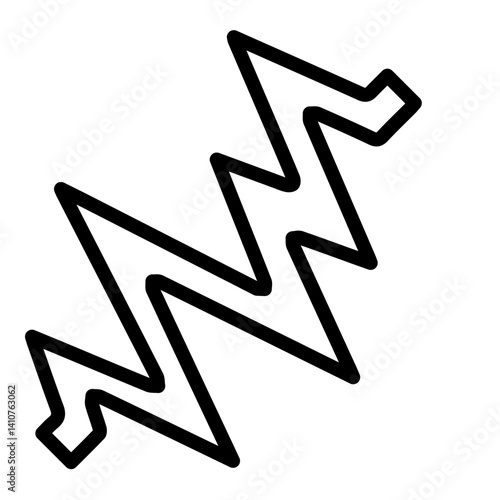 Space Wave Line Icon
