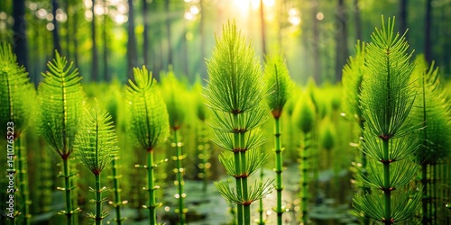 Swamp Horsetail Meadow - Nature Photography