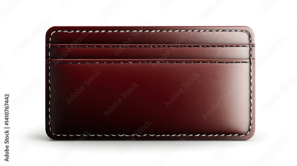 Leather Card Holder with Elegant Stitching for Minimalist Design and Practical Use Leather Card Holder with Elegant Stitching for Minimalist Design and Practical Use