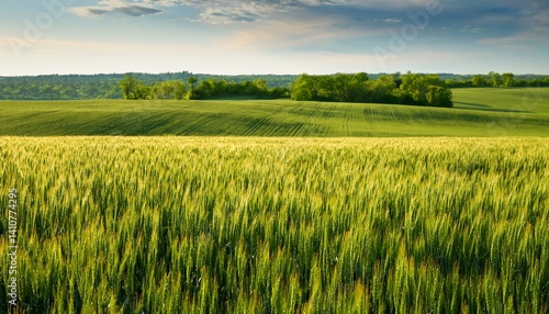 Spring Wheat field  Howard County Indiana