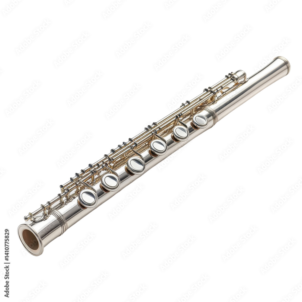 Fototapeta premium Flute isolated on transparent background.