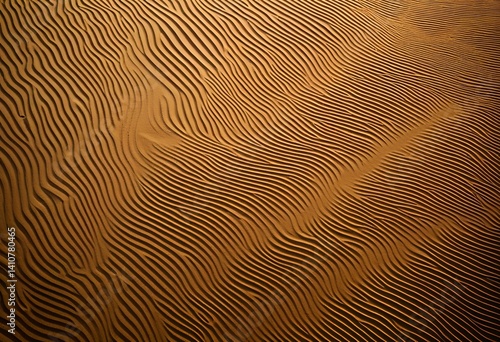 A close up of a sand dune in the desert.