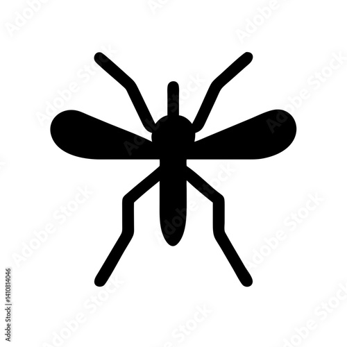 mosquito icon isolated on white background