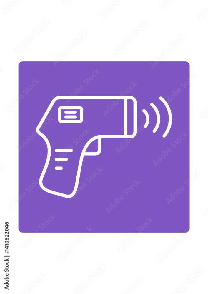 Thermometer Gun Icon Thermometer Gun Icon