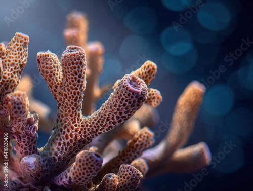 Close-up of vibrant coral b...