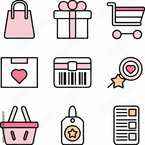 Cute Shopping Icons