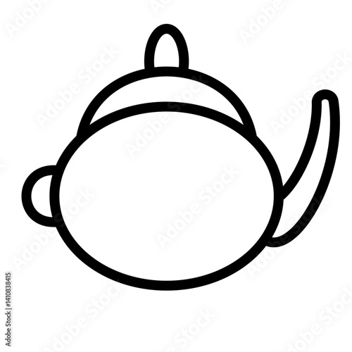 Teapot Line Icon