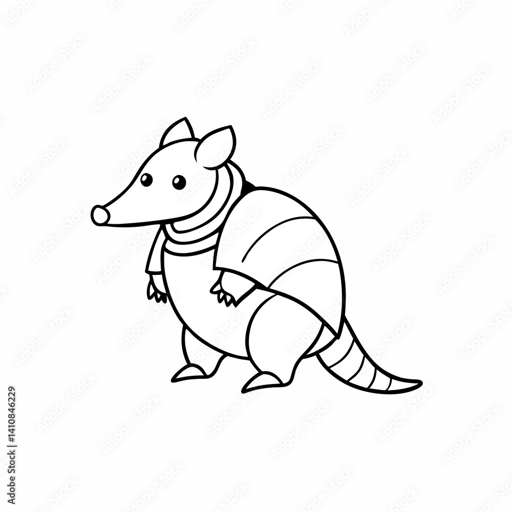 Obraz premium vector illustration of cartoon dinosaur
