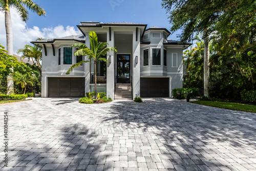 Luxury House Exterior on Marco Island Florida