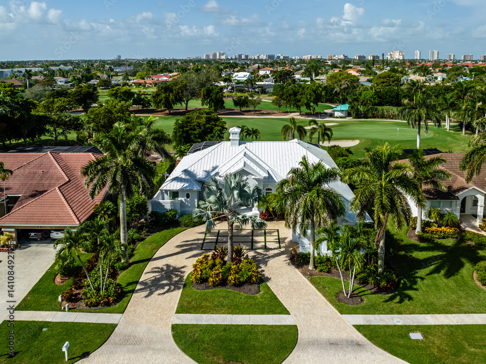 Luxury House Exterior on Marco Island Florida Luxury House Exterior on Marco Island Florida