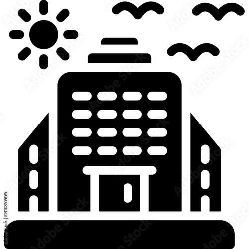 Building Glyph Icon