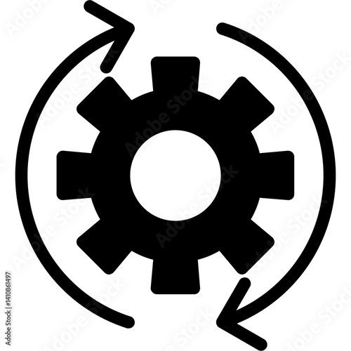 Reset Settings Glyph Icon
