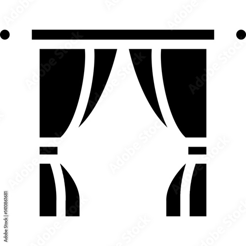 Curtain Glyph Icon