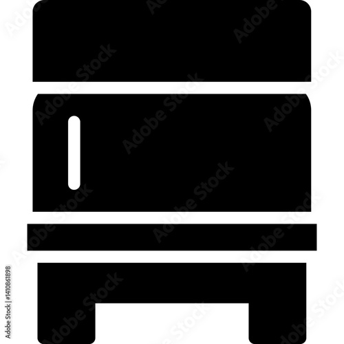 Pouf Glyph Icon