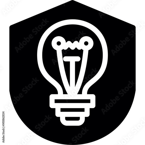 Intellectual Property Glyph Icon
