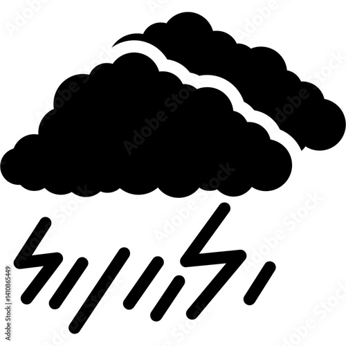 Storm Glyph Icon