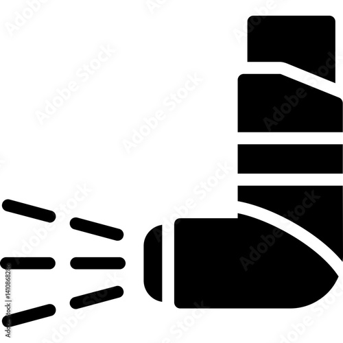Inhaler Glyph Icon